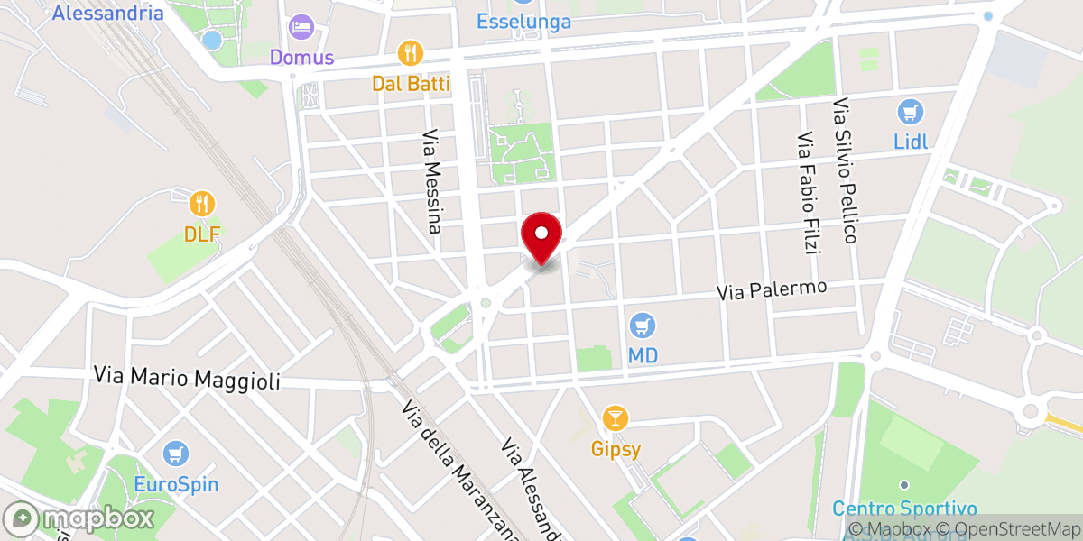 Map showing location of Chiesa Parrocchiale della Madonna del Suffragio