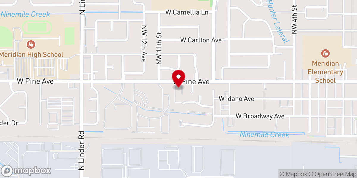 Map showing location of Grace Slavic Baptist Church