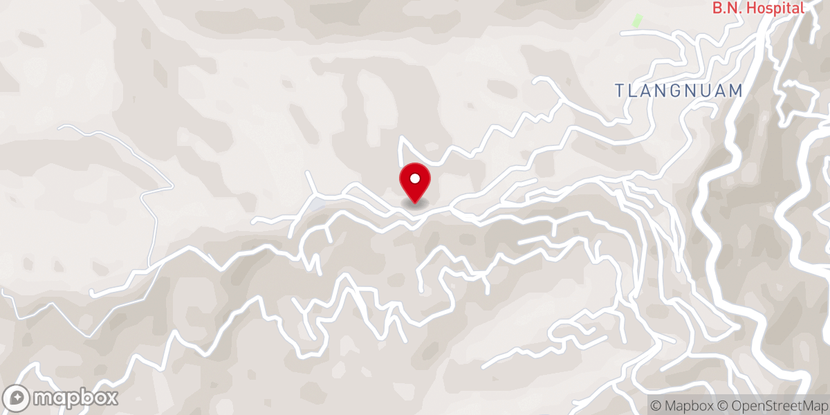 Map showing location of UPC (NEI) Church, Tlangnuam