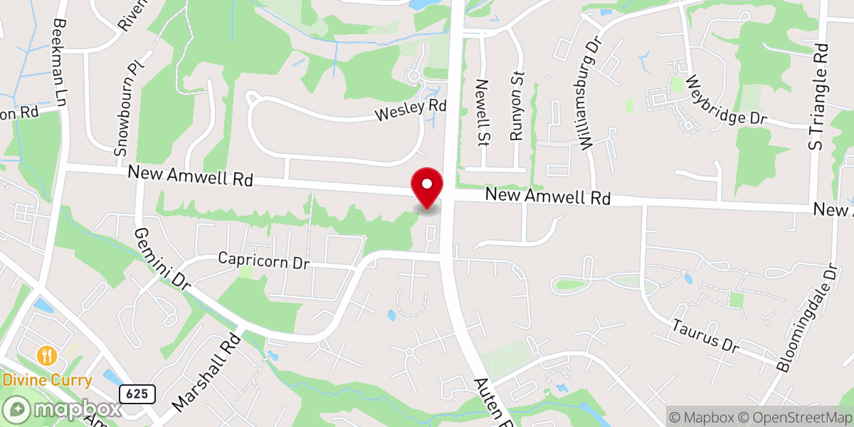 Map showing location of New Horizon Christian Fellowship