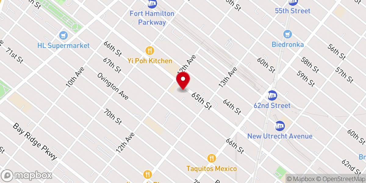 Map showing location of St. Rosalia's RC Church