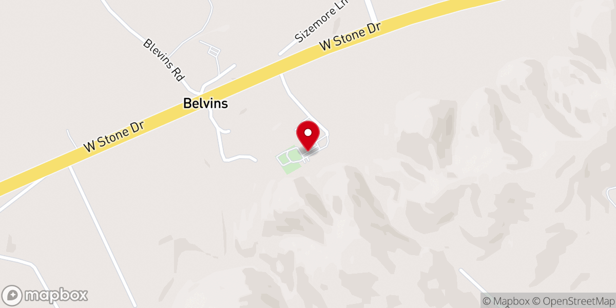 Map showing location of Howe's Chapel Baptist Church