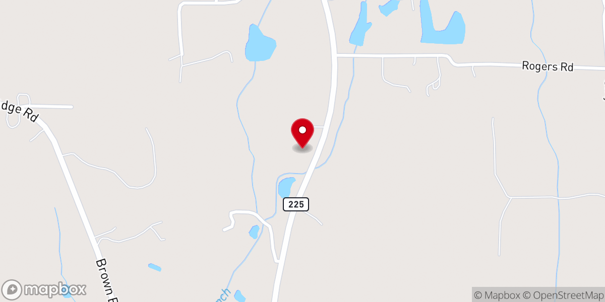 Map showing location of Maranatha Baptist Church