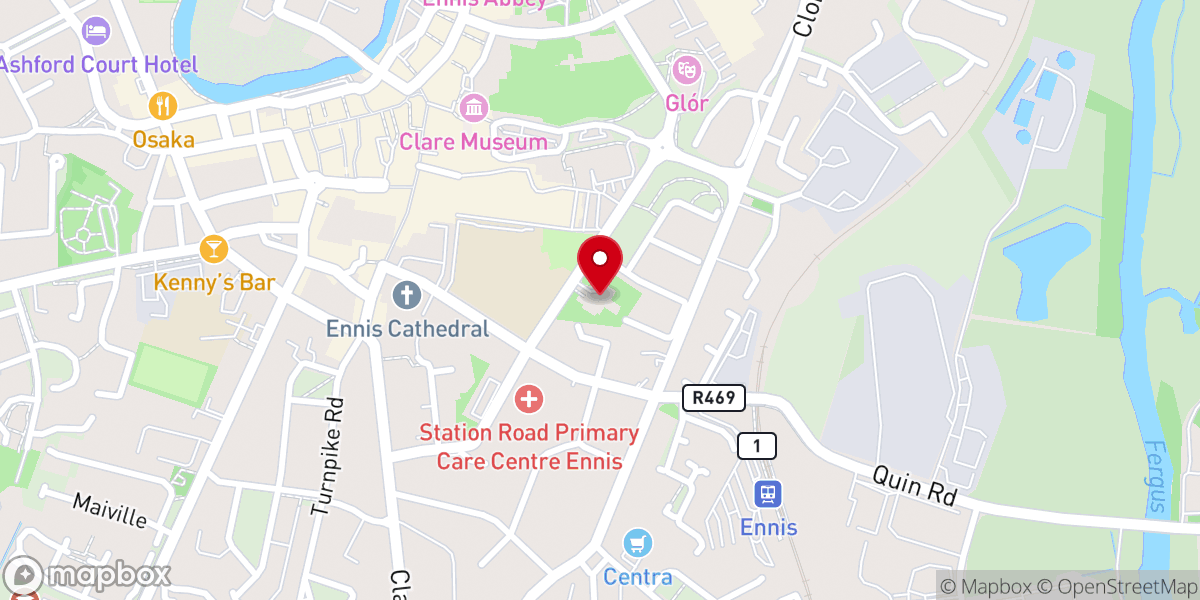 Map showing location of Sisters Of Mercy