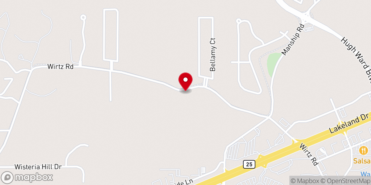 Map showing location of St Mary MB Church