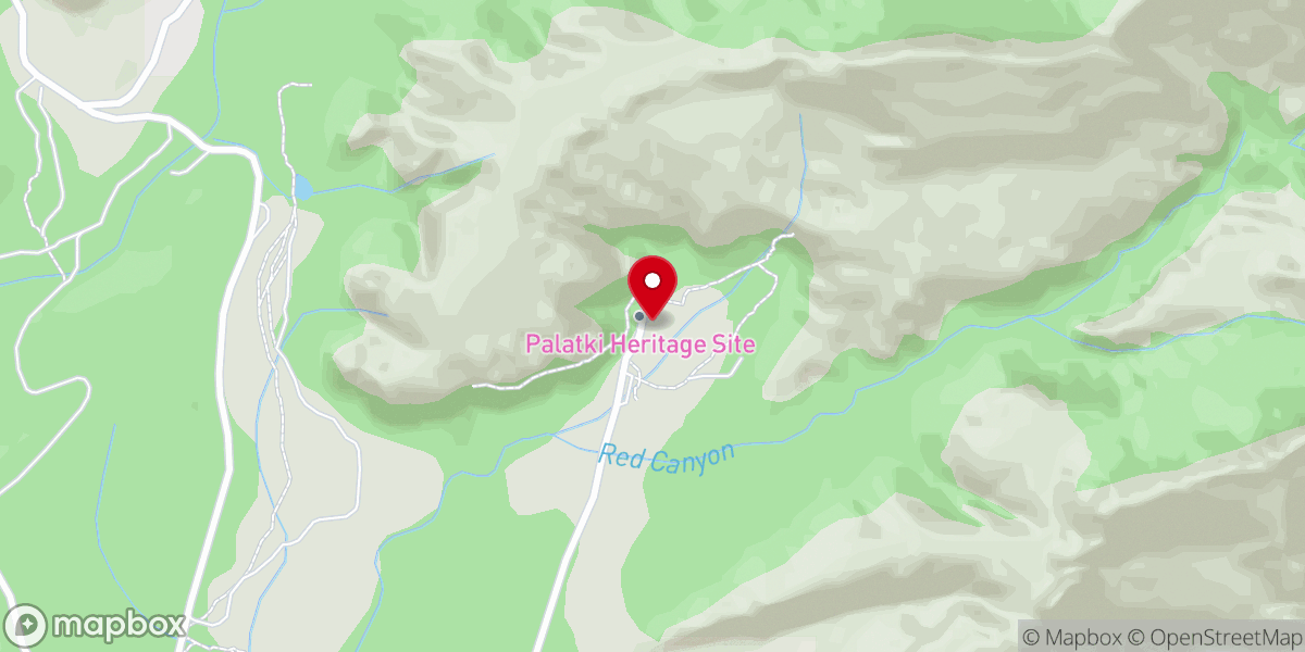 Map showing location of Palatki Heritage Site