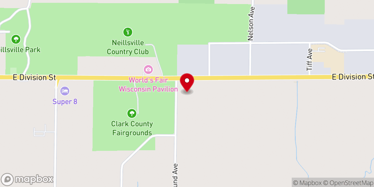 Map showing location of Living Hope Evangelical Church