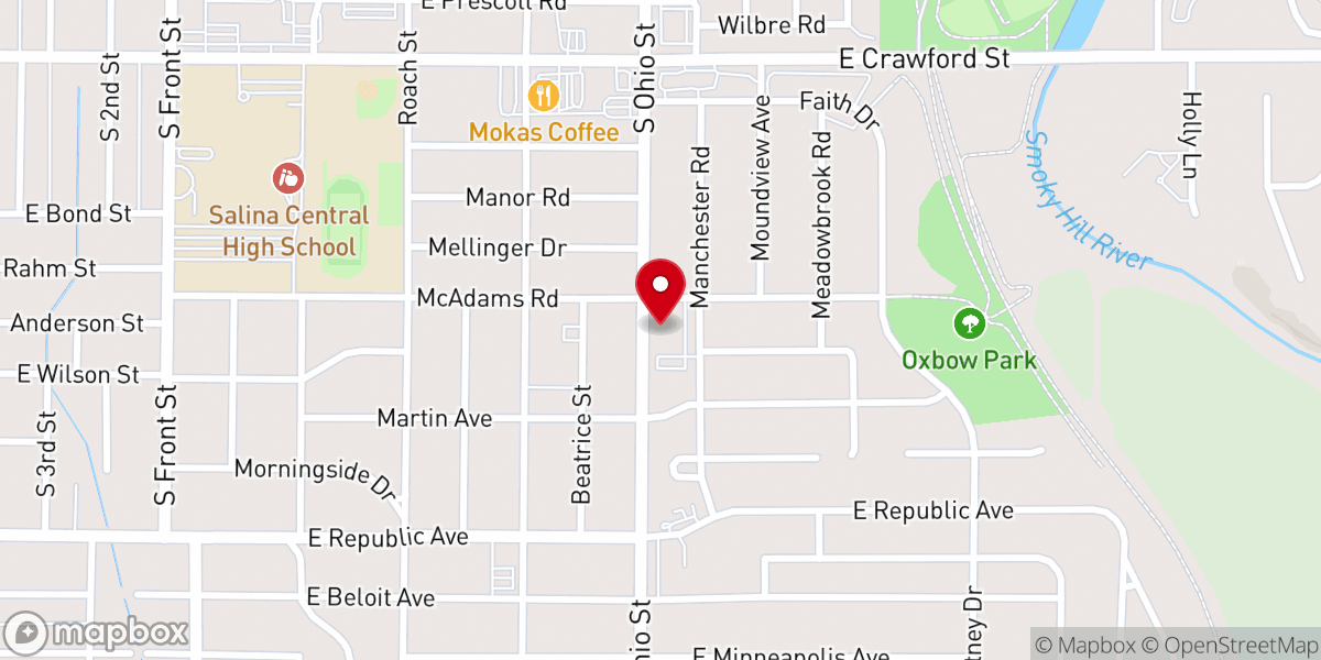 Map showing location of The Church of Jesus Christ of Latter-day Saints