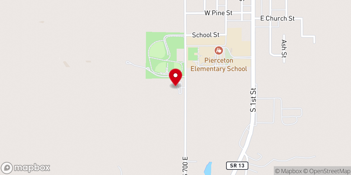 Map showing location of Harvest Community Church