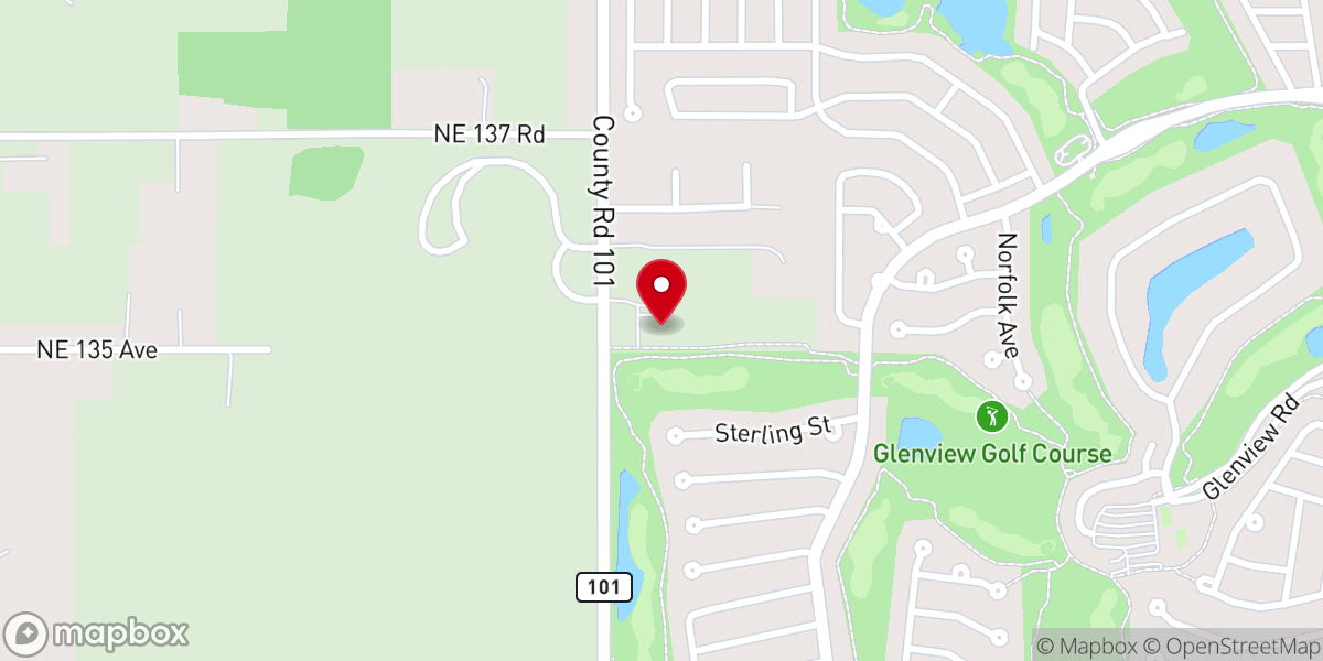 Map showing location of Calvary Chapel Villages