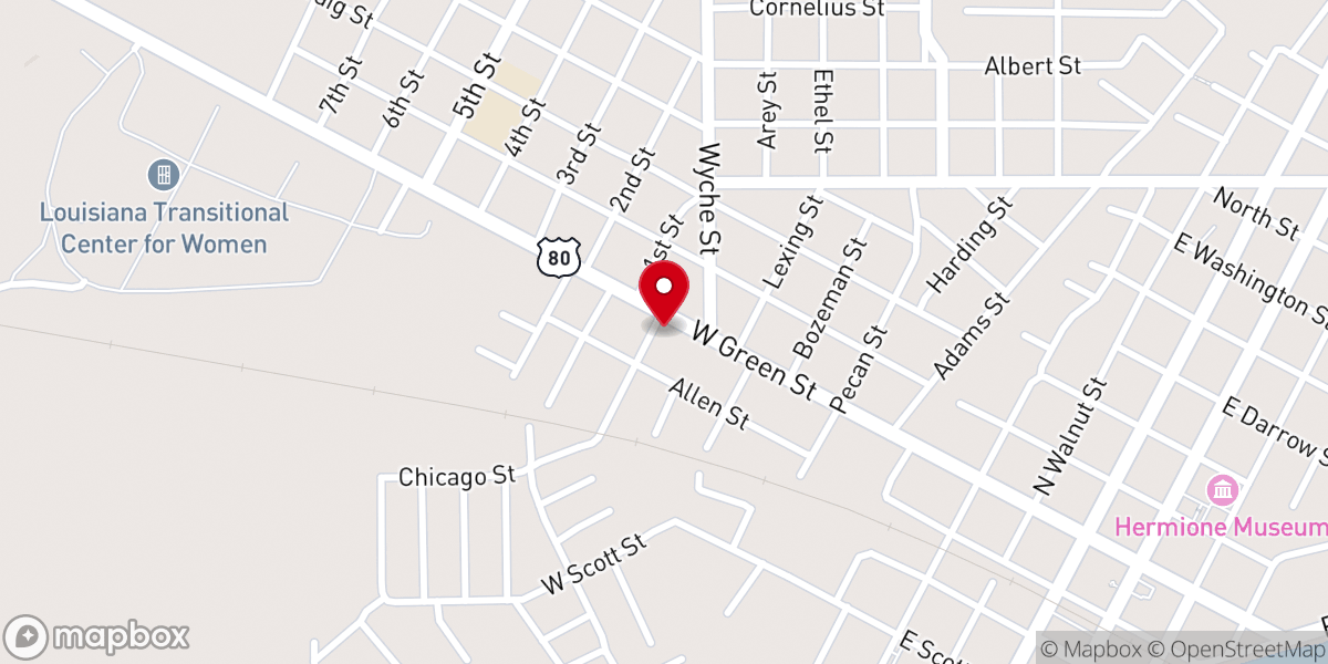 Map showing location of First Kingdom Missionary Baptist