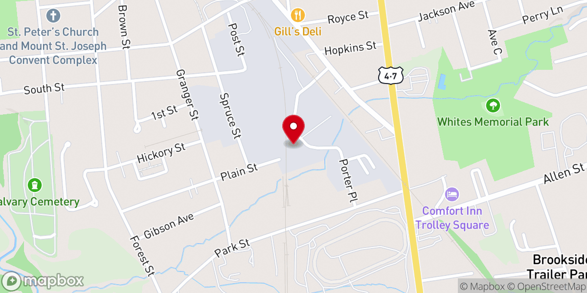 Map showing location of PEGTV - Rutland County's Public Access Television Station