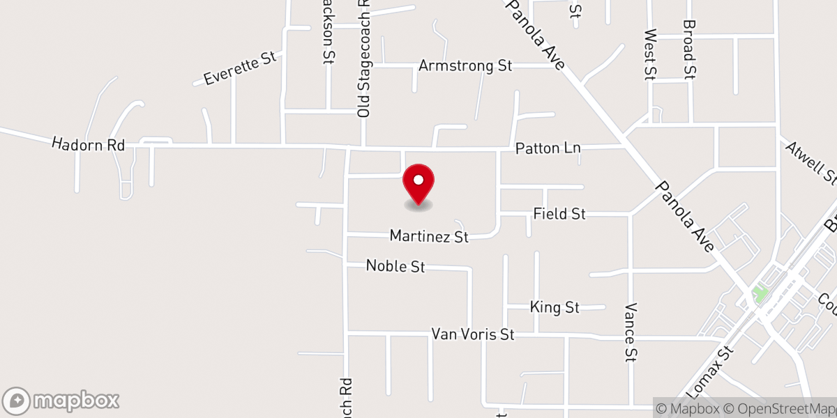 Map showing location of Apostle Florida Jackson Chapel