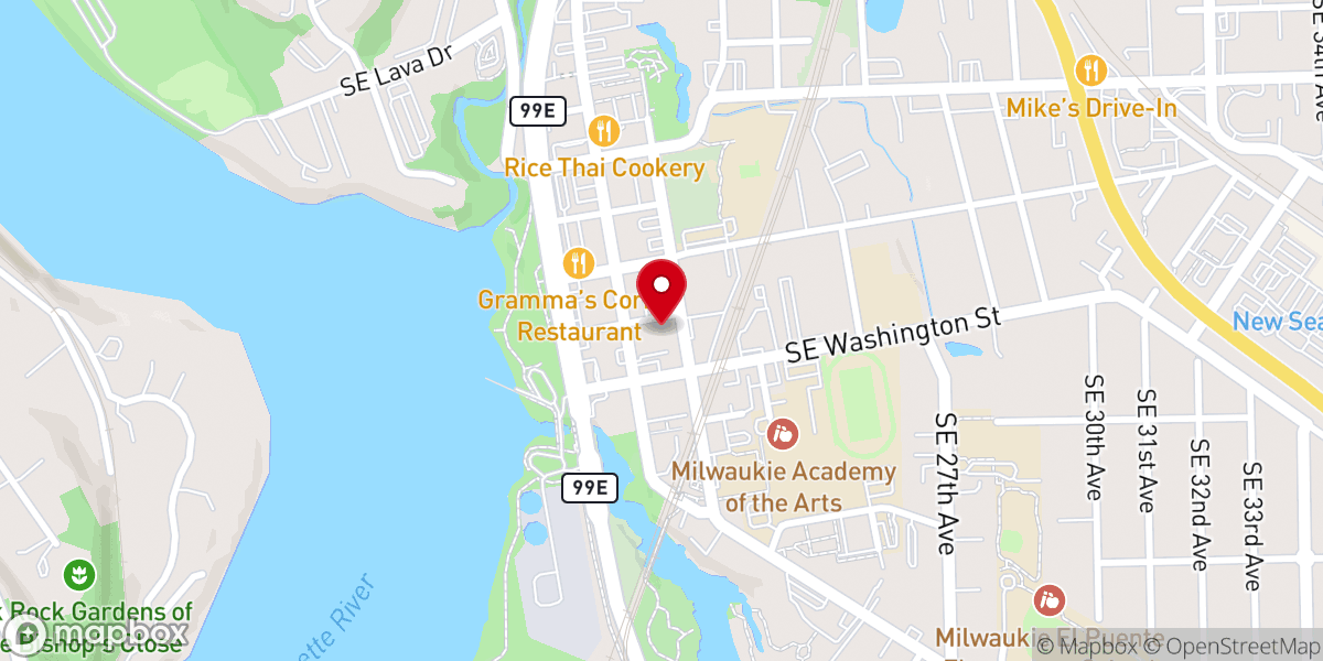 Map showing location of St Johns Episcopal Church