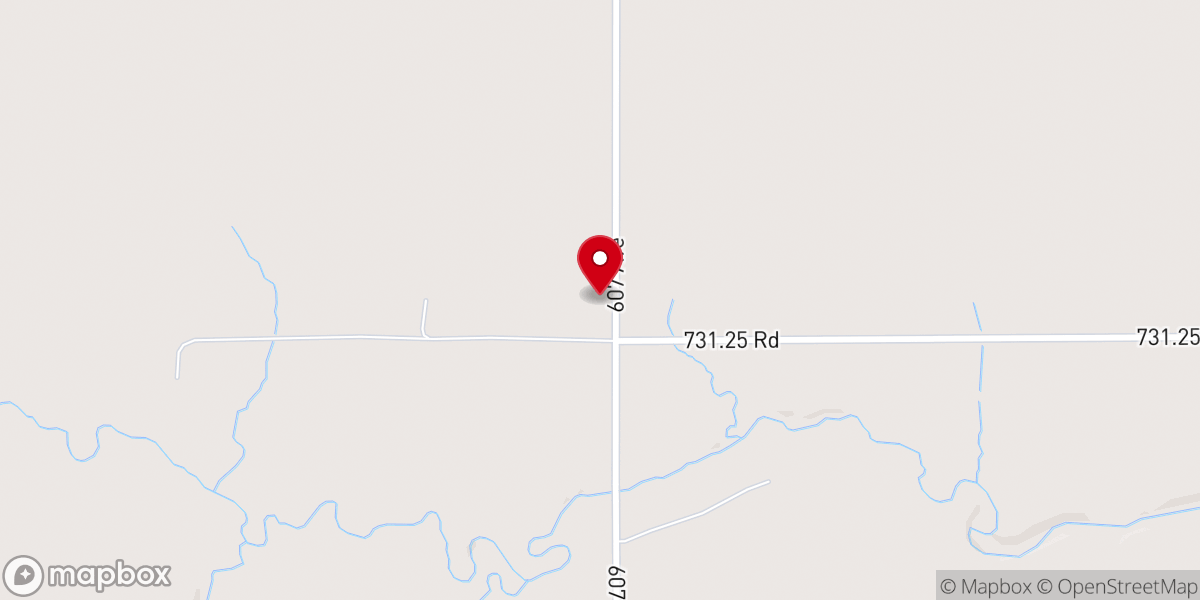 Map showing location of Hopewell United Methodist Church