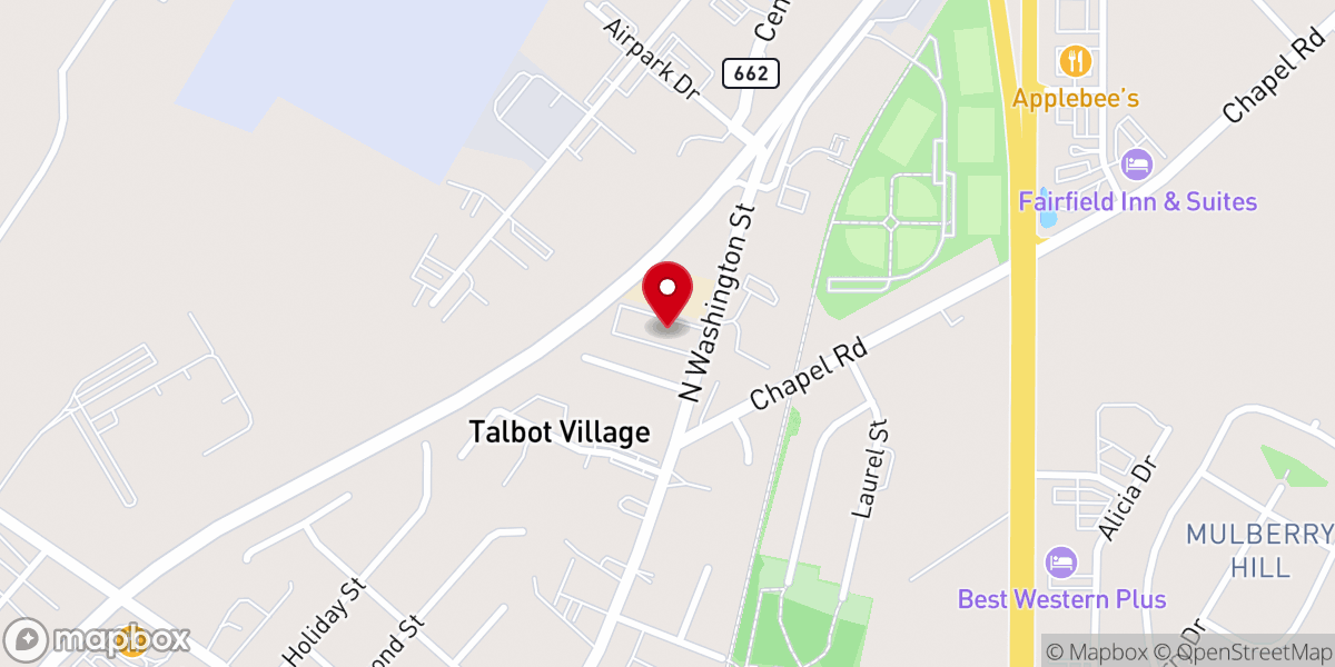 Map showing location of Harvest of Hope - Food Pantry Easton Church of God