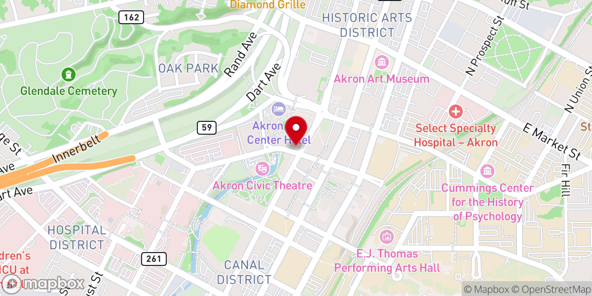 Map showing location of New Life Christian Center Church