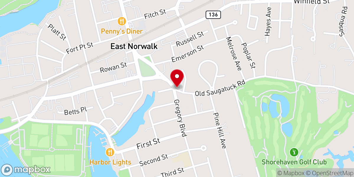 Map showing location of Northeast Community Church Inc