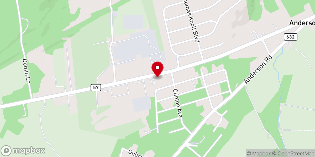 Map showing location of Hillcrest SDA Church
