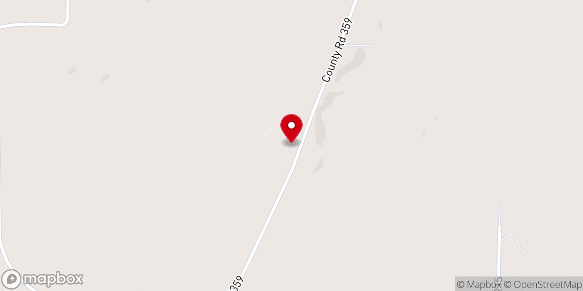 Map showing location of Powell's Chapel Baptist Church