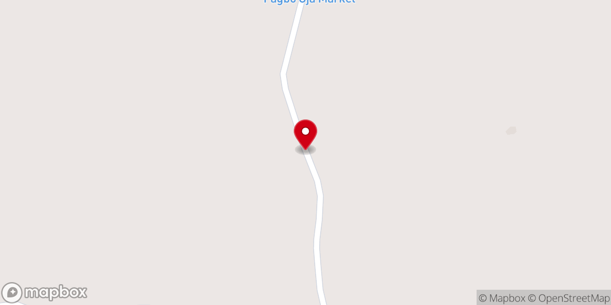 Map showing location of St Micheals Catholic Church, Fagbo Paadi