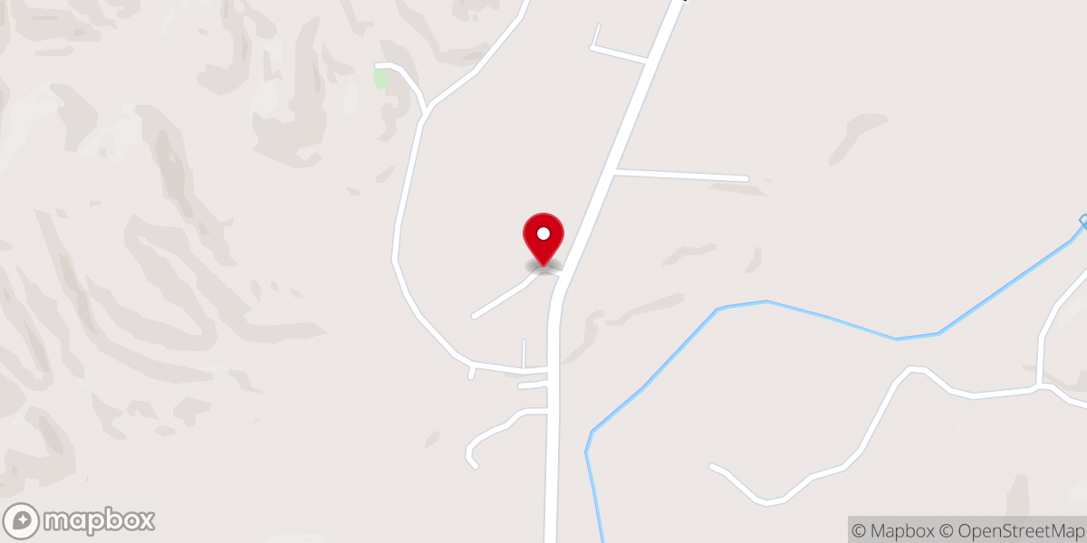 Map showing location of Pleasant View Mennonite Church