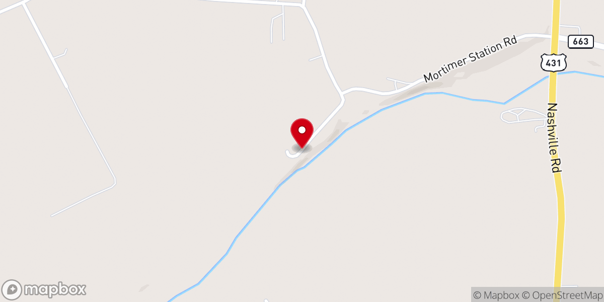 Map showing location of Marriah Grove Baptist
