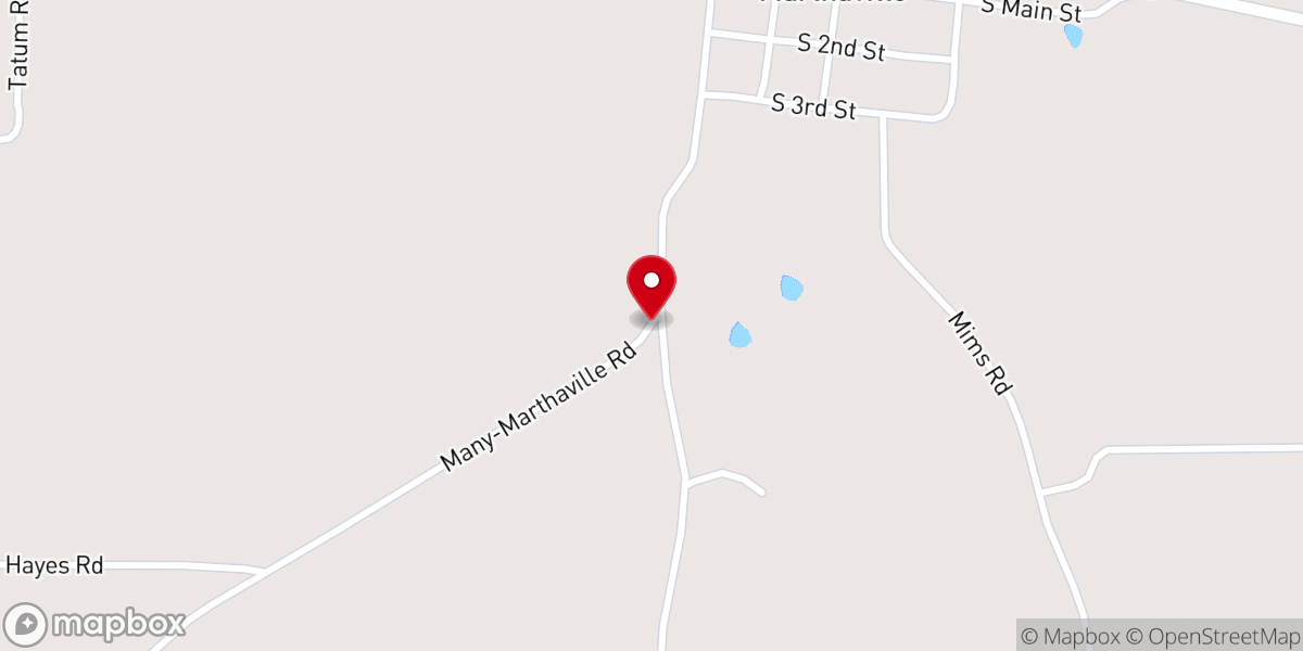 Map showing location of Natchitoches Parish Aging