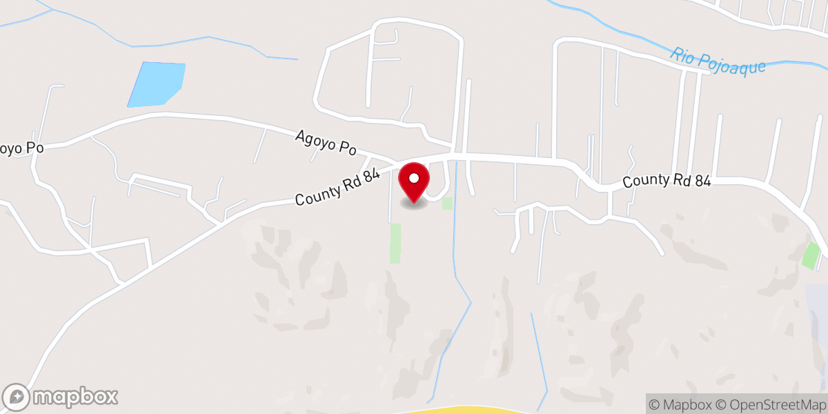 Map showing location of New Beginnings Assembly of God