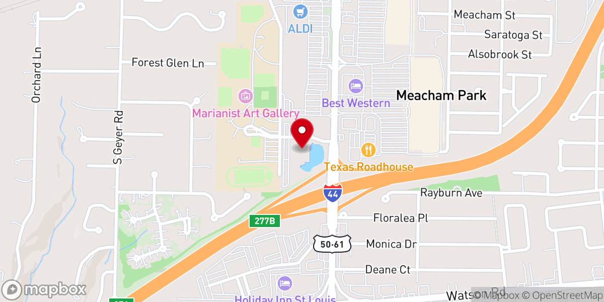 Map showing location of Lutheran Church-Missouri Synod - International Center
