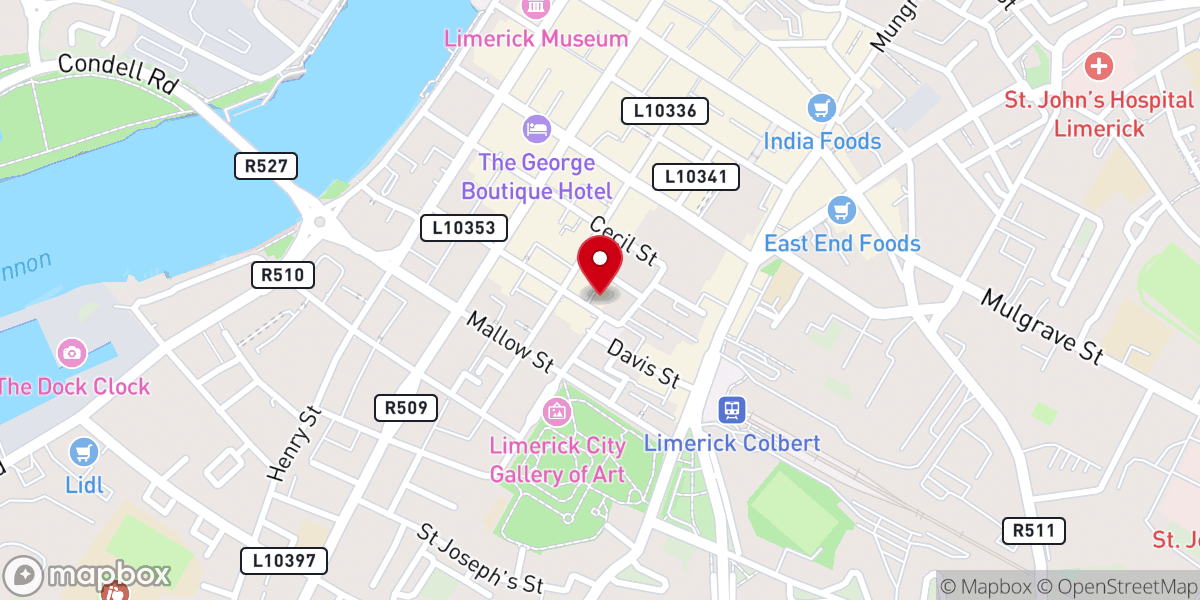 Map showing location of St Saviours Priory (Dominican Order)