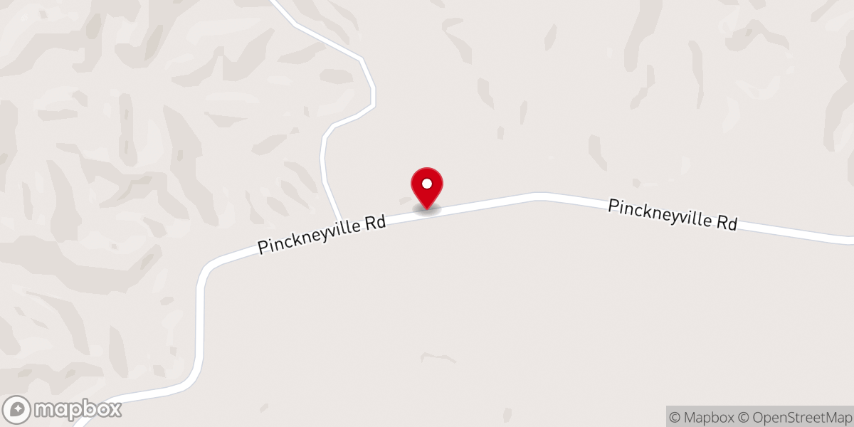 Map showing location of King Emanuel Baptist Church