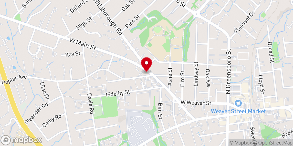 Map showing location of Lanza’s Cafe