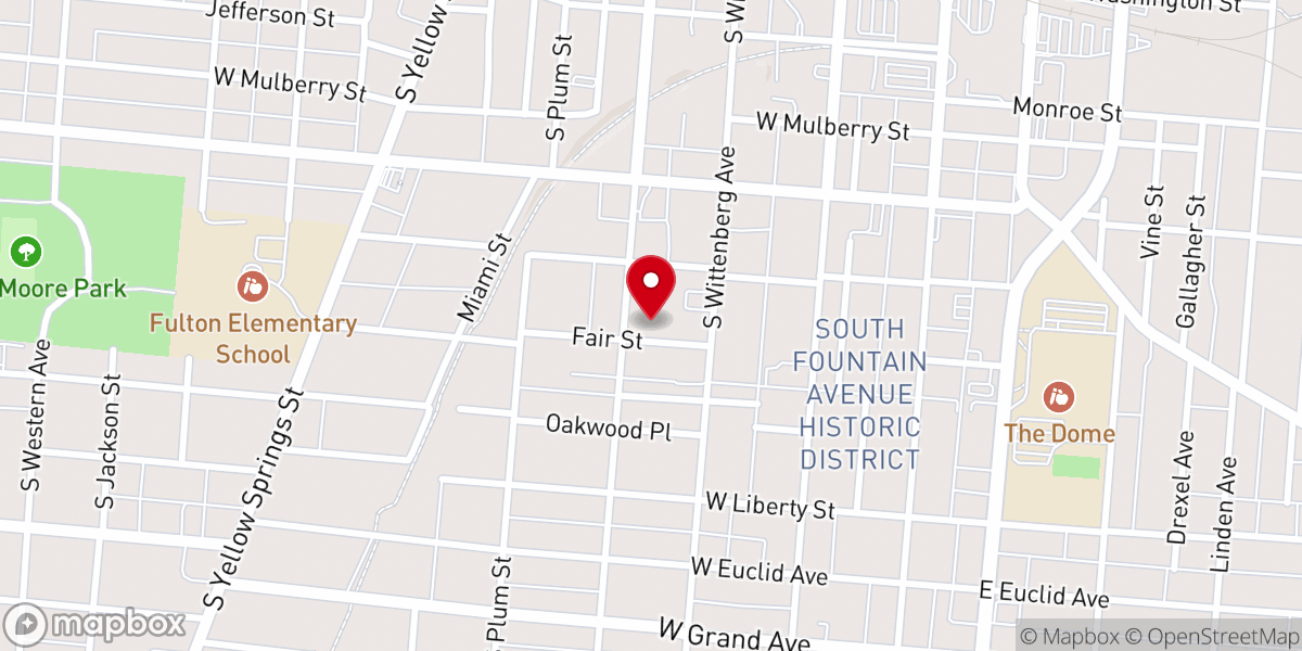 Map showing location of Philips Chapel CME Church