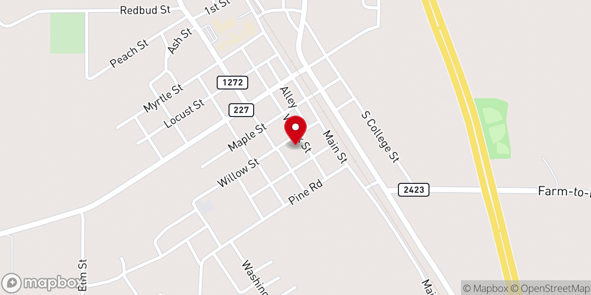 Map showing location of Greater New Hope Baptist Church Groverton,Tc