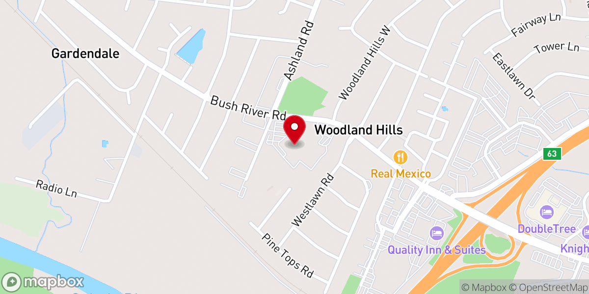 Map showing location of Christian Life Church