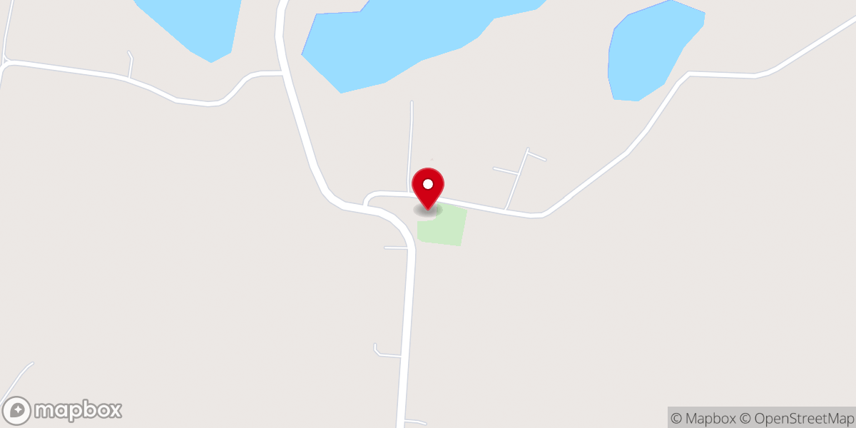 Map showing location of Hitterdahl Church