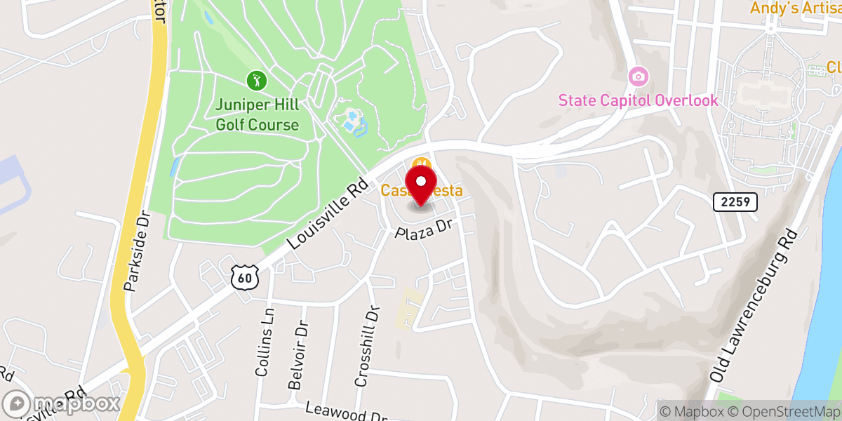 Map showing location of Capital Vineyard Community Church