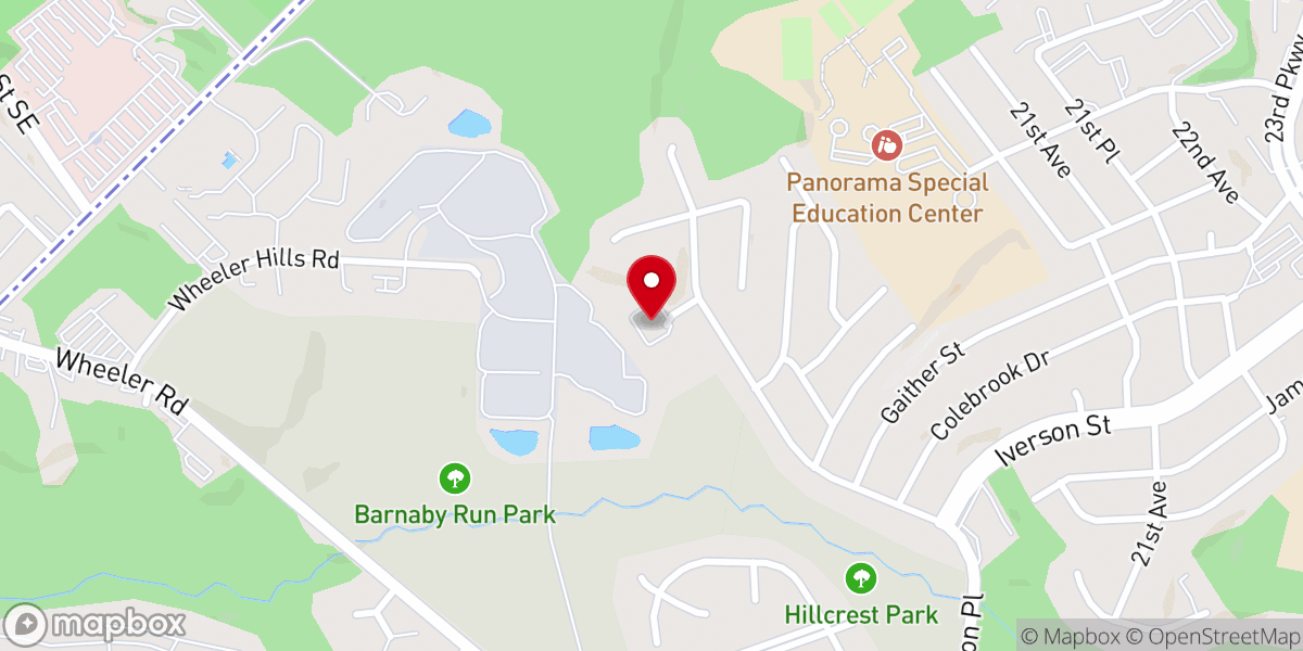 Map showing location of Encounter Life Church
