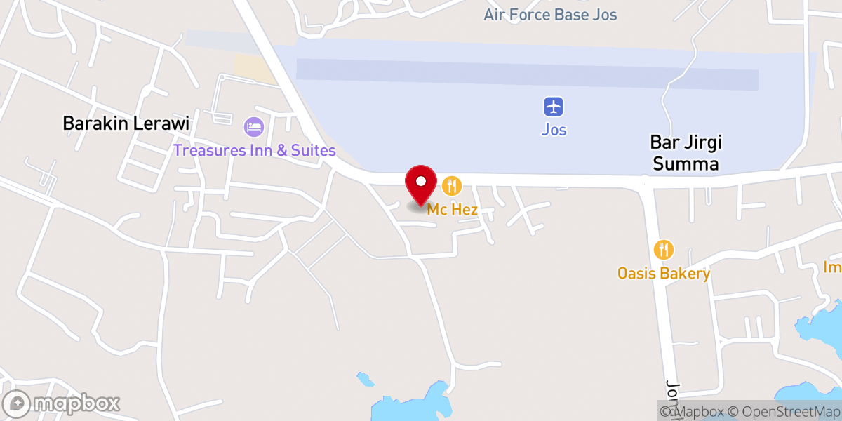 Map showing location of The God-Life Assembly