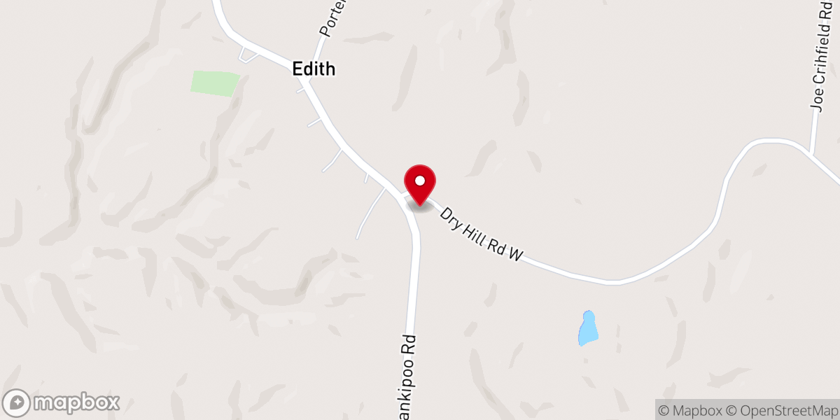 Map showing location of Macedonia Baptist Church