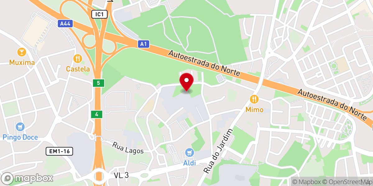 Map showing location of SNT Porto