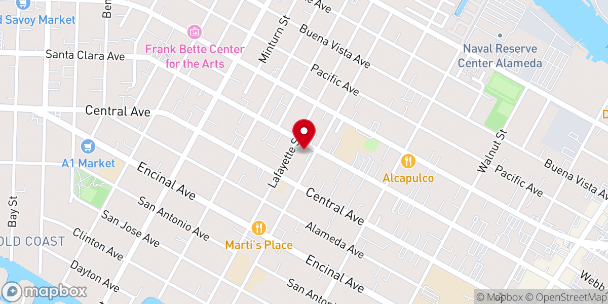Map showing location of Immanuel Lutheran Church