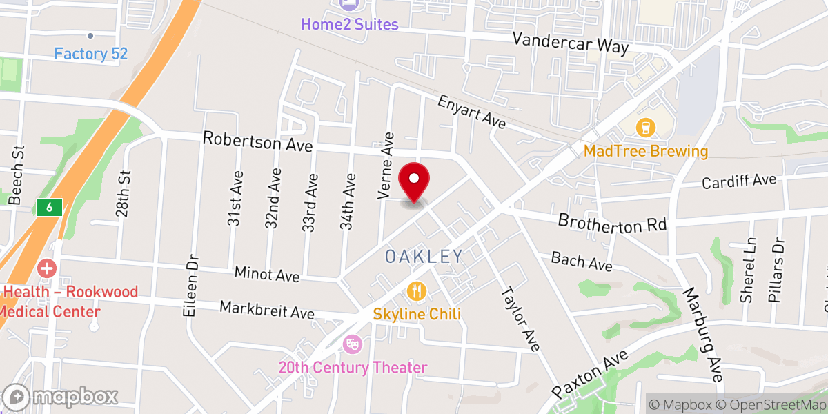 Map showing location of City Peace Church