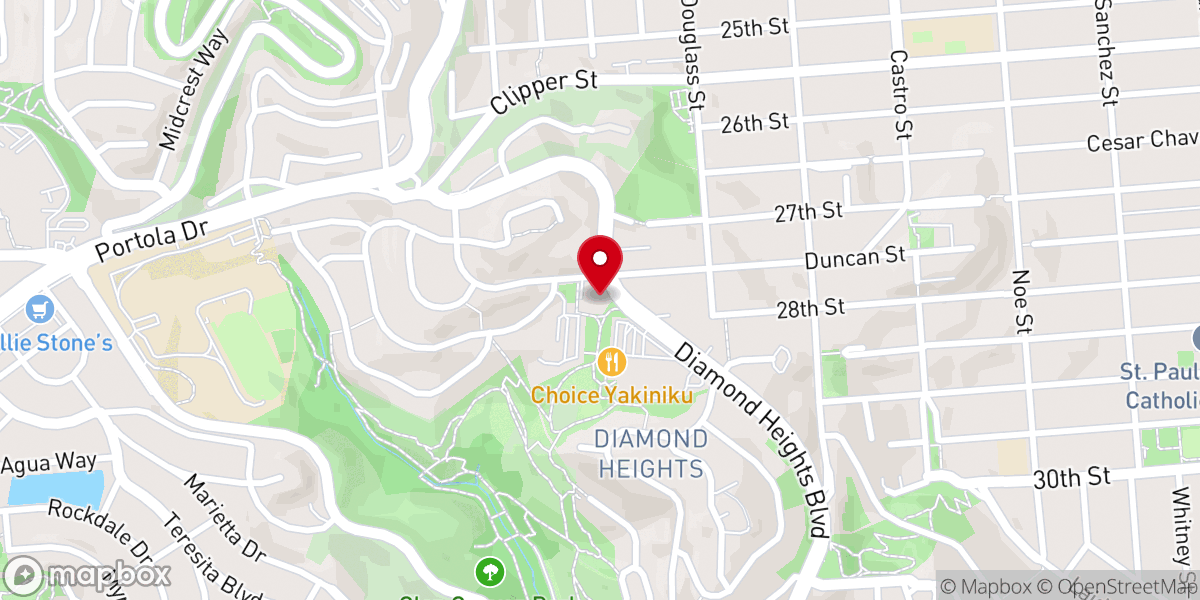 Map showing location of Saint Nicholas Antiochian Orthodox Church