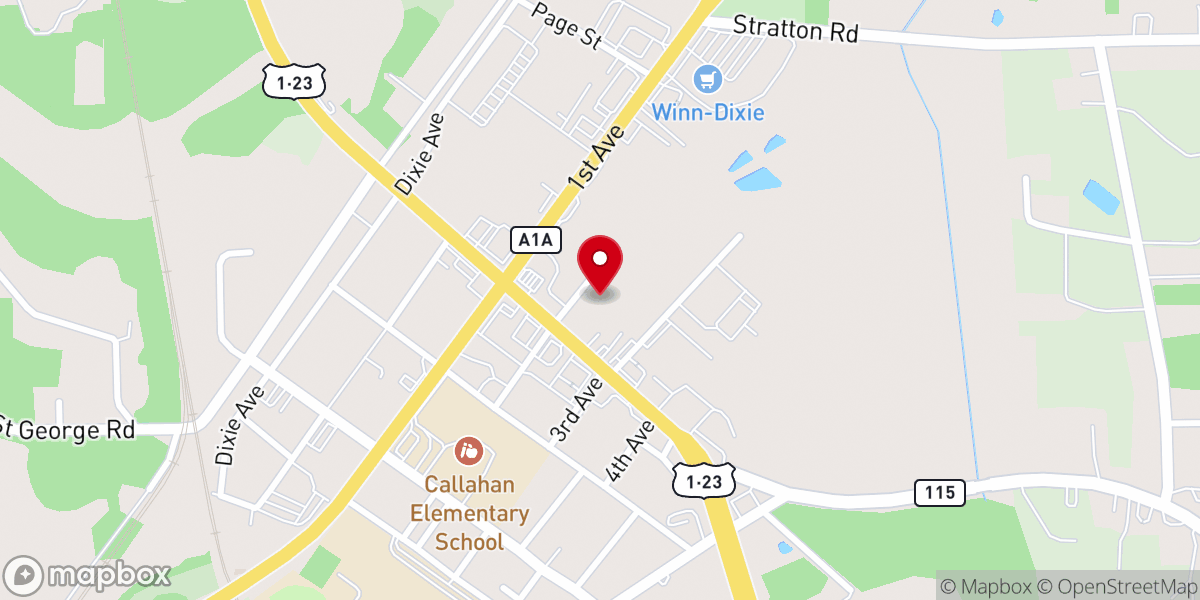Map showing location of Sonshine Christian Academy