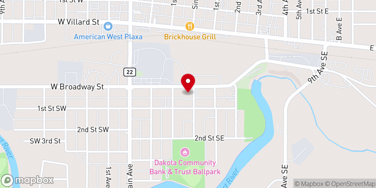 Map showing location of Saint Josephs Roman Catholic Church