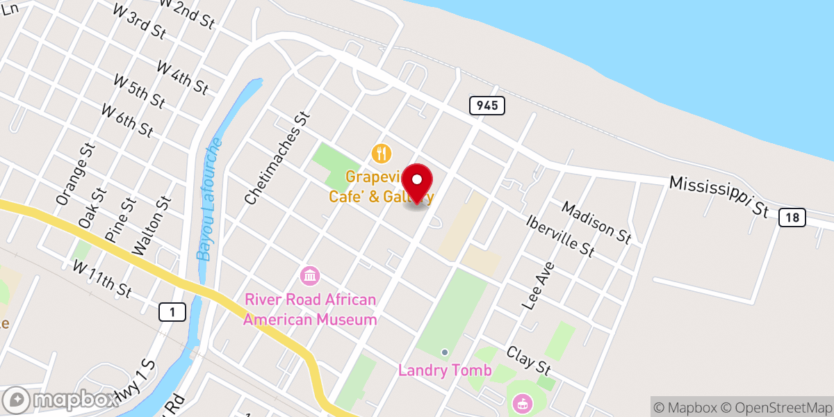 Map showing location of Restoration Baptist Church