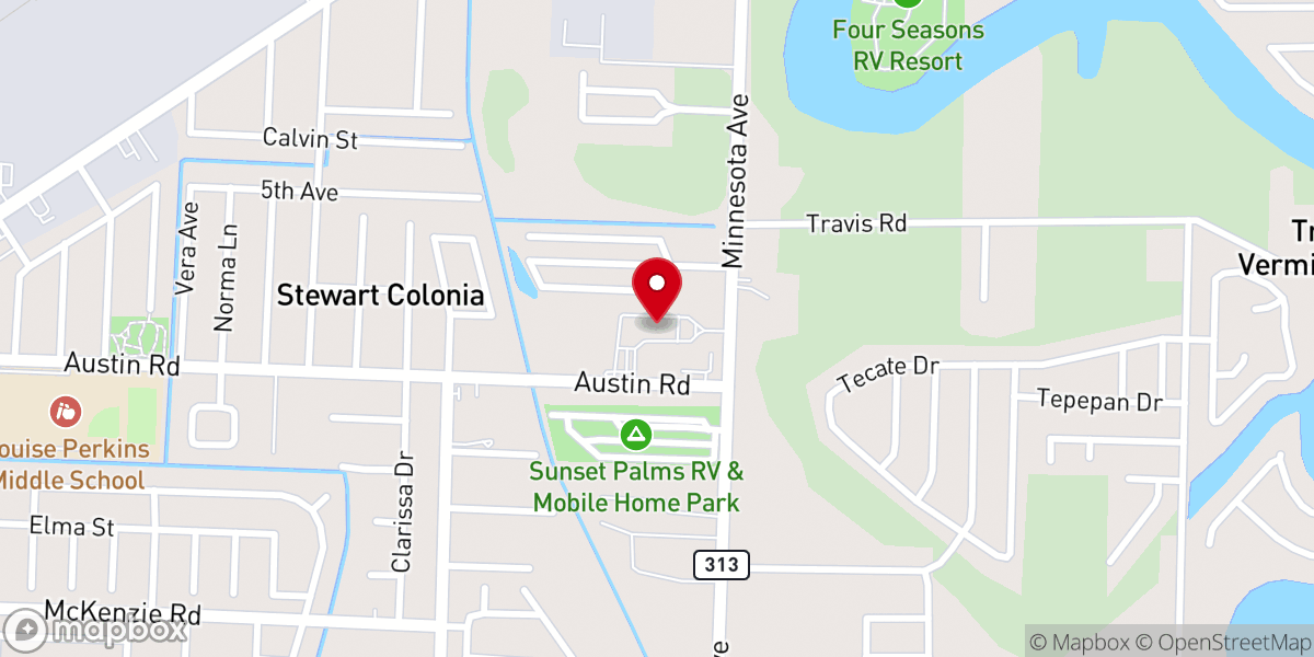 Map showing location of San Eugene de Mazenod Catholic Church