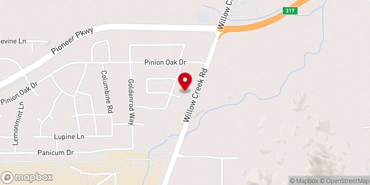 Map showing location of Apostolic Christian Church